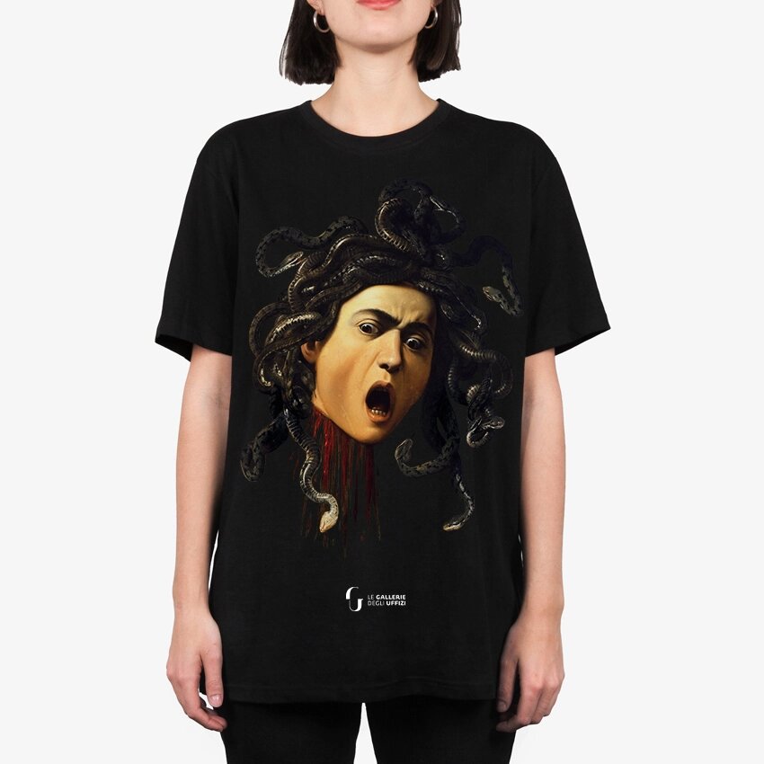 BLACK MEDUSA T-SHIRT - Gallerie degli Uffizi Shop